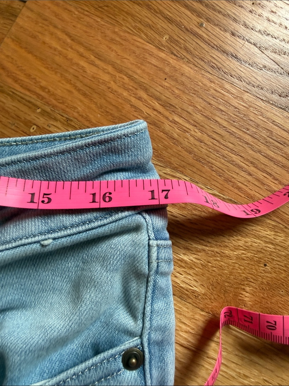 Good American Light Blue Flare Jeans - Picture 3 of 4